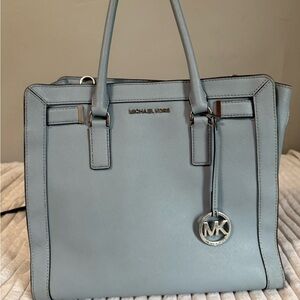 Michael Kors Sky Blue Tote Bag